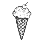 Nowocześnie podana sałatka warzywna do obiadu