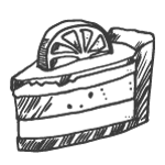 Porcja pysznego tortu